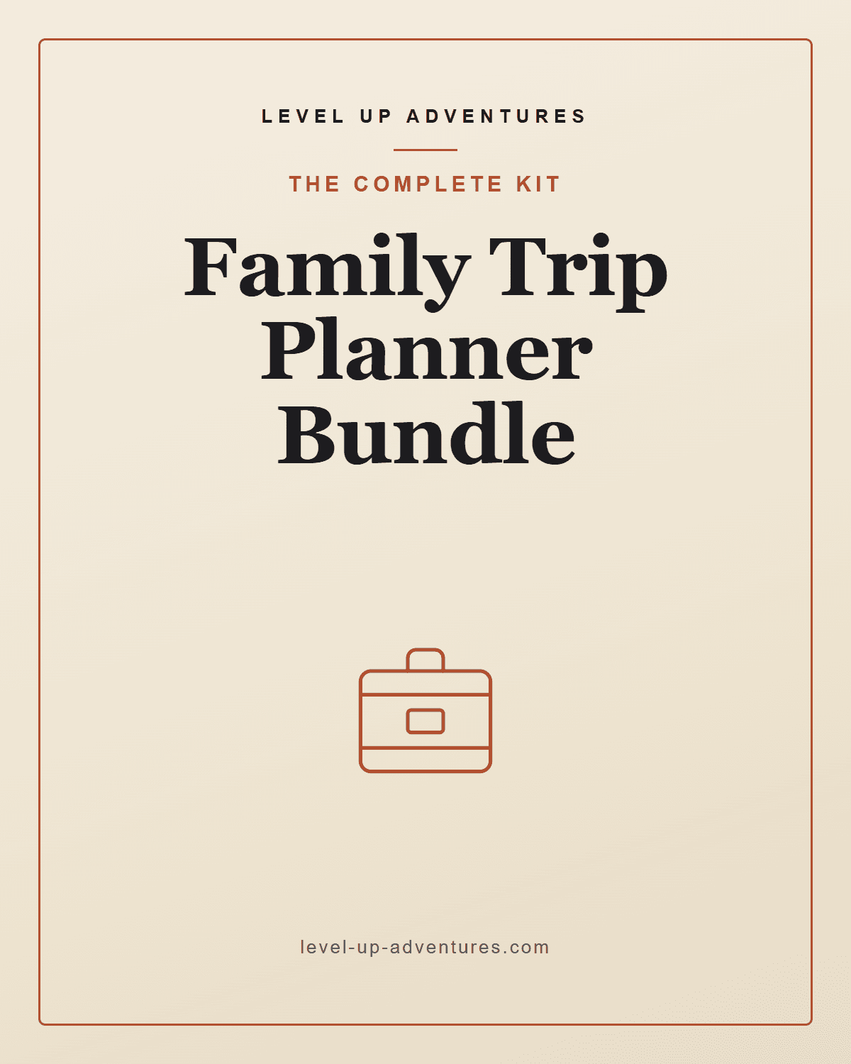 Family Trip Planner Bundle